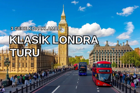 Kış Dönemi Klasik Londra Turu-Antalya Çıkış 3 Gece 4 Gün YT002