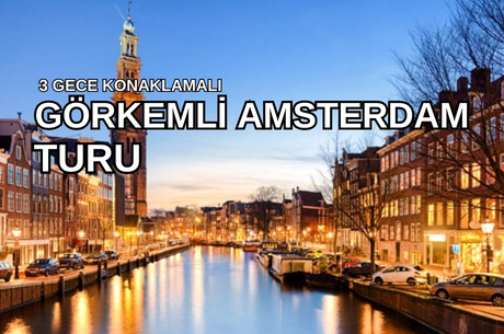 İzmir'den Direkt Hareket Görkemli Amsterdam - Renklerin Şehri - SunExpress ile 30 Aralık (Yılbaşı Özel) AT035